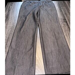 Calvin Klein Women Size 10 Gray Wide Leg Dress Pants Career Work